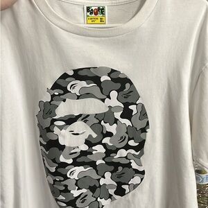 Japanese exclusive bape head tee